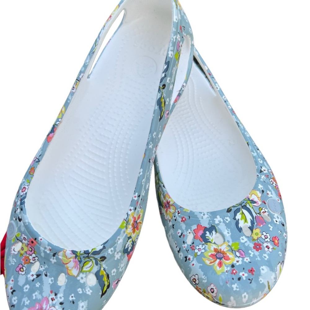 Crocs Vera Bradley Kadee Flat Limited Edition Women's Floral 206696 Sz 10 W